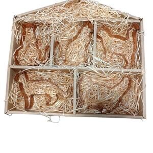 Rare Martha By Mail 5pc Set Copper Cats Cookie Cutters Vintage Collection